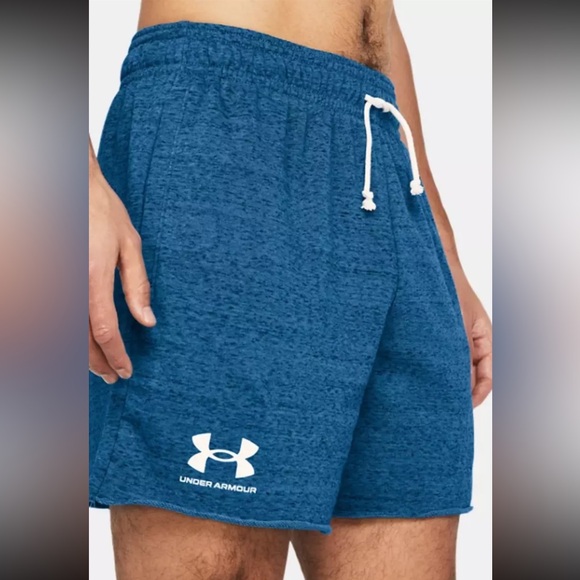 Under Armour Mens Rival Terry 6” LooseFit Shorts Size XL - Picture 4 of 11